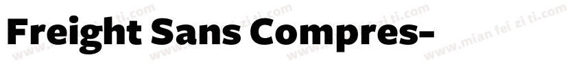Freight Sans Compres字体转换